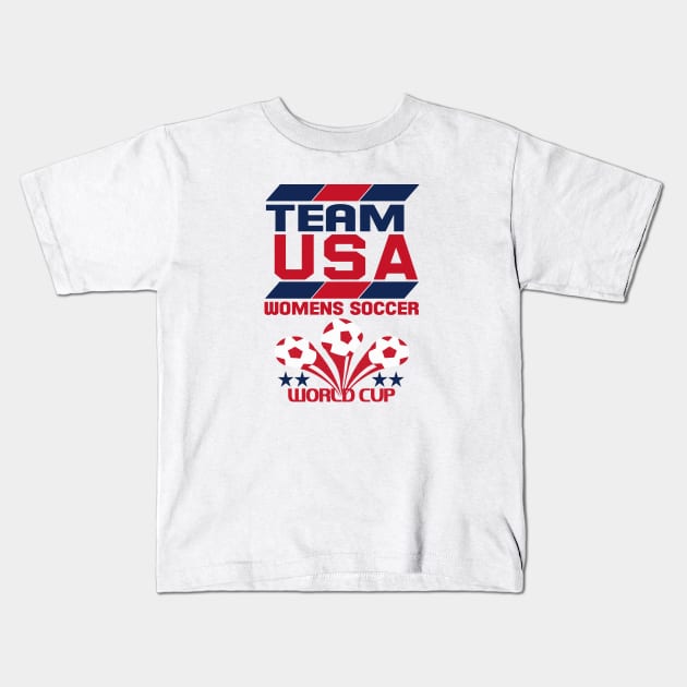 Team USA Soccer Kids T-Shirt by GLStyleDesigns